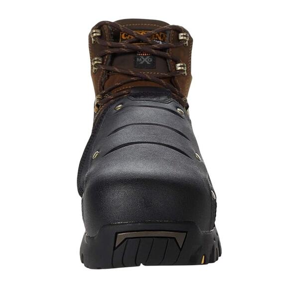Carolina Mens 6'' Miter Ext Composite Toe Boot US 8.5M EU 41-42 Brown Black NWOB - Picture 2 of 14